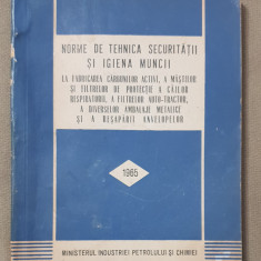 Norme de tehnica securității și igiena muncii la fabricarea carbunilor activi...