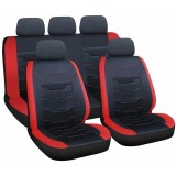 Huse scaun high-quality Drift 9buc - Negru/Rosu Garage AutoRide