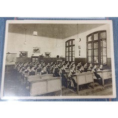 Carte postala - Scoala centrala de fete din Bucuresti: Clasa I