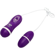 Ou Vibrator Trouble, Vibratii Puternice, ABS, Mov, 6 cm