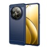 Husa pentru Realme 12 Pro / 12 Pro+ - Techsuit Carbon Silicone - Blue