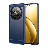 Husa pentru Realme 12 Pro / 12 Pro+ - Techsuit Carbon Silicone - Blue