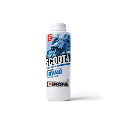 MBS Ulei scuter 4T Ipone Scoot 4 10W40 Sintetic - JASO MB -API SL, 1L, Cod Produs: 800383IP foto