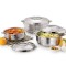 Set 3 Caserole Termice din Inox, 2L+3L+5L,Designer