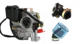 Carburator + Filtru Aer Sport Scuter Chinezesc GY6 4T 49cc 50cc 60cc + Gat Galerie Admisie TMMP