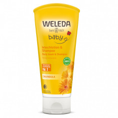 Weleda Baby gel de dus si sampon bio bebelusi si copii foto