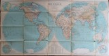 A3400N The World Compiled and Drawn in the Cartographic Section of The National Geographic Society for The National Geographic Magazine, 1935