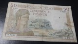 Bancnota 50 francs 1937 din France