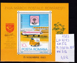 1983 Ziua marcii postale LP1083, Bl.195, MNH