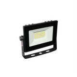 Proiector slim negru cu LED 10W 10W lumina rece 950lm L 105mm W 85mm h 35mm