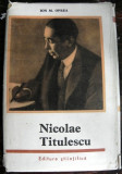 NICOLAE TITULESCU de ION M. OPREA, 1966