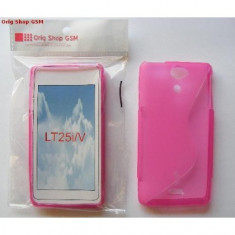 Husa Silicon S-Line Sony Xperia V LT25i Pink