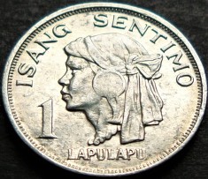 Moneda 1 SENTIMO ISANG - FILIPINE, anul 1969 *cod 1268 A = A.UNC