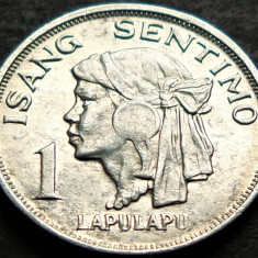 Moneda 1 SENTIMO ISANG - FILIPINE, anul 1969 *cod 1268 A = A.UNC