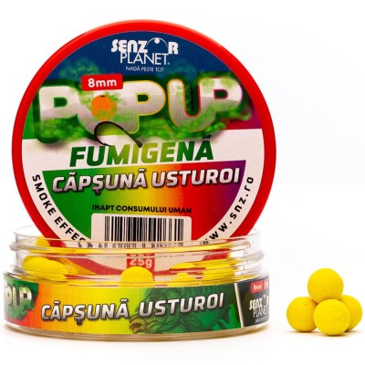 Pop Up Fumigena Senzor Planet, Capsuna &amp;amp; Usturoi, 8mm, 25g foto