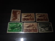 TIMBRE URSS 1945 AVIOANE foto