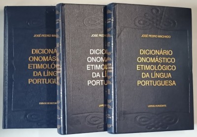 DICIONARIO ONOMASTICO ETIMOLOGICO DA LINGUA PORTUGUES , VOLUMES I - III de JOSE PEDRO MACHADO , 2003 foto