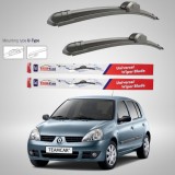 Cumpara ieftin Ștergătoare Renault Clio II Hatchback 5 Uși Facelift (2001&ndash;2005) TeamCar&reg; &ndash; Flat | Set față