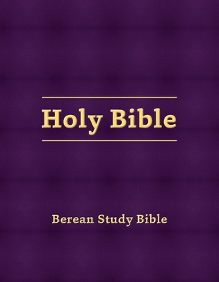 Berean Study Bible (Eggplant Hardcover) foto