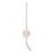 Aplica perete LED premium neagra/alba Stick rotativa, din metal, 55 cm, cu cititor, 9182811 - Novaluce Alb