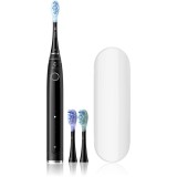 Oclean X Pro 20 Set periuta de dinti cu ultrasunete + 2 capete de schimb cu trusă de călătorie Black