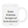 Cana alba personalizata &quot;Ma doare la ciocan&quot;, INOVATIX&reg;. 330ml, Oem