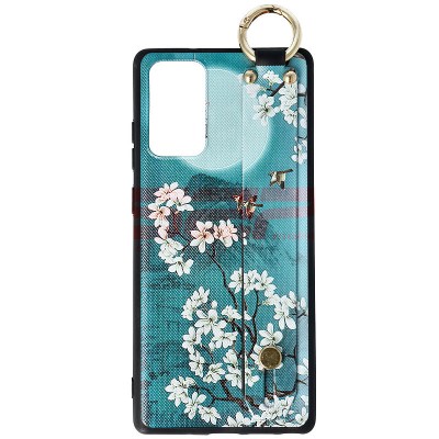 Toc TPU Crossbody Design Samsung Galaxy Note 20 Flowers foto