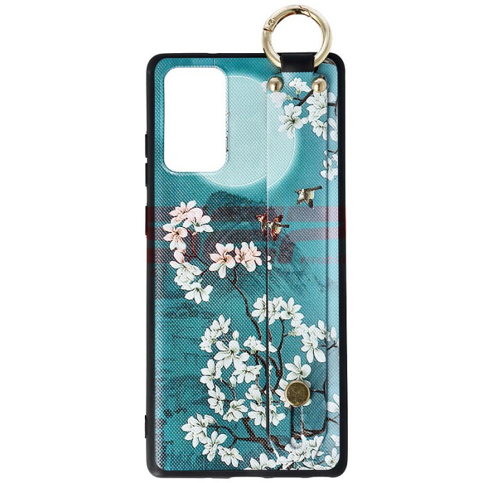 Toc TPU Crossbody Design Samsung Galaxy Note 20 Flowers