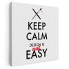 Tablou mesaj motivational keep calm design 1477 Tablou canvas pe panza CU RAMA 80x80 cm