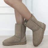 Cumpara ieftin Cizme taupe din piele naturala L7830. 111