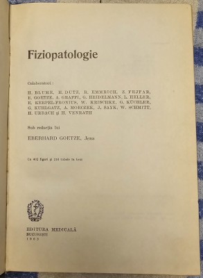 Fiziopatologie 1963 foto