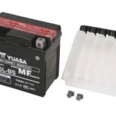 Baterie AGM/Dry charged with acid/Starting YUASA 12V 4,2Ah 80A R+ Maintenance free electrolyte included 115x72x107mm Dry charged with acid YTX5L-BS fi