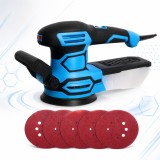 Cumpara ieftin Slefuitor Orbital cu Excentric, 450 W, 125 mm,6000-13000 RPM, 6 Viteze, Velcro, SofiaCONCEPT&reg;, Negru/Albastru