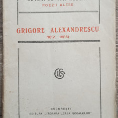 Poezii alese - Grigore Alexandrescu// 1921