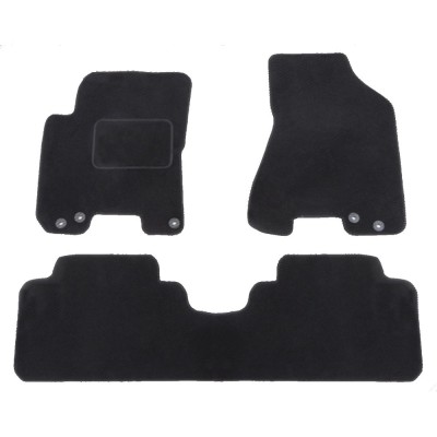 Set covorase auto mocheta Velor HYUNDAI TUCSON (JM), 06.2004-10.2009, negru, foto