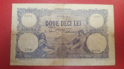 DoueDeci 20lei 1924 foto