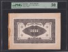 ROMANIA - 2000 lei 1920 , proba FERDINAND I revers unifata tiparita in SUA . RR!