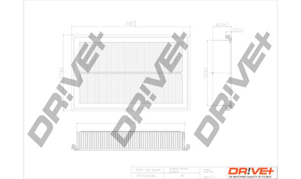 Dr!ve+ DP1110.10.0365 Filtru aer