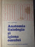 BIOLOGIE. ANATOMIA, FIZIOLOGIA SI IGIENA OMULUI. MANUAL PENTRU ANUL I LICEE DE SPECIALITATE-IOAN C. VOICULE-260071