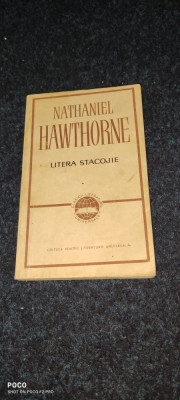 NATHANIEL HAWTHORNE: LITERA STACOJIE foto