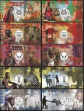 !!! SUA = FANTASY NOTES = SET 5 BANCNOTE ANIMALELE LUMII - 2017 - UNC