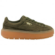 Tenisi femei Puma Platform Trace Olive 40 foto