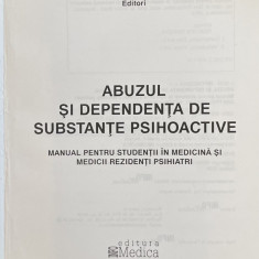 Abuzul si dependenta de substante psihoactive - Victor Voicu