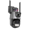 Camera Supraveghere Dubla 6MP, V380 Pro, Wireless, Exterior/Interior, Zoom 5X, Rotire 360&deg;, Alarma, Senzor Miscare, Comunicare Bidirectionala