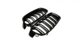 Set 2 grile duble, negru lucios, M Design pentru BMW F30