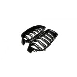 Set 2 grile duble, negru lucios, M Design pentru BMW F30