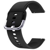 Cumpara ieftin Curea silicon, compatibila Huawei Watch GT 3 42mm, telescoape Quick Release, Pitch Black