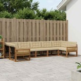 Cumpara ieftin Set de canapele de exterior 7 buc. 7-Locuri Natural si Bej