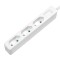 PRELUNGITOR LOGILINK, Euro skt x 3, cablu 3G 1.0mm2, 230 V/7.5 A, 50 Hz, max. 1700 W, IP20, 1.5m, alb, &quot;LPS229&quot; (timbru verde 0.8 lei)