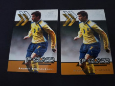 Cartonas premium de colectie Andriy Shevchenko Ucraina Futera World Football2001 foto